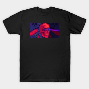 Wired Skull Cyberpunk T-Shirt